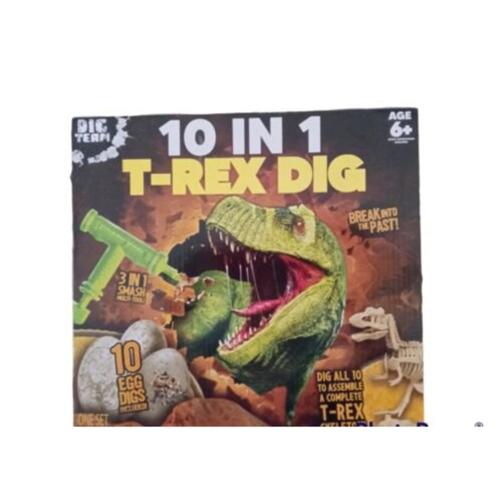 COPY - T-Rex Dinosaur Dig 10 in 1  Activity set  10 Eggs Dig Team 6yrs New Home…